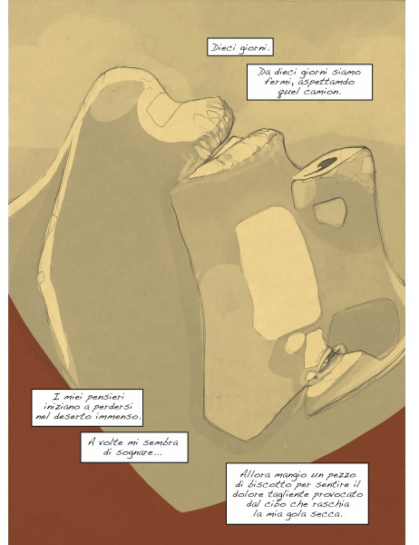 BeccoGiallo Biografie Etenesh L’odissea di una migrante fumetto 144 pp