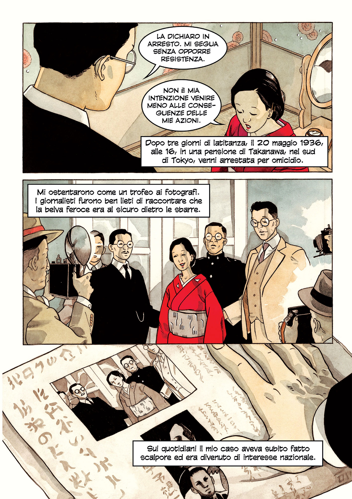 BeccoGiallo Abe Sada Il fiore osceno graphic novel brossura 128 pp