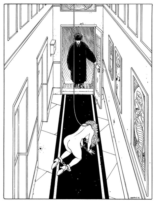 Nicola Pesce Maestri del Fumetto Moebius Proibito Artigli fumetto