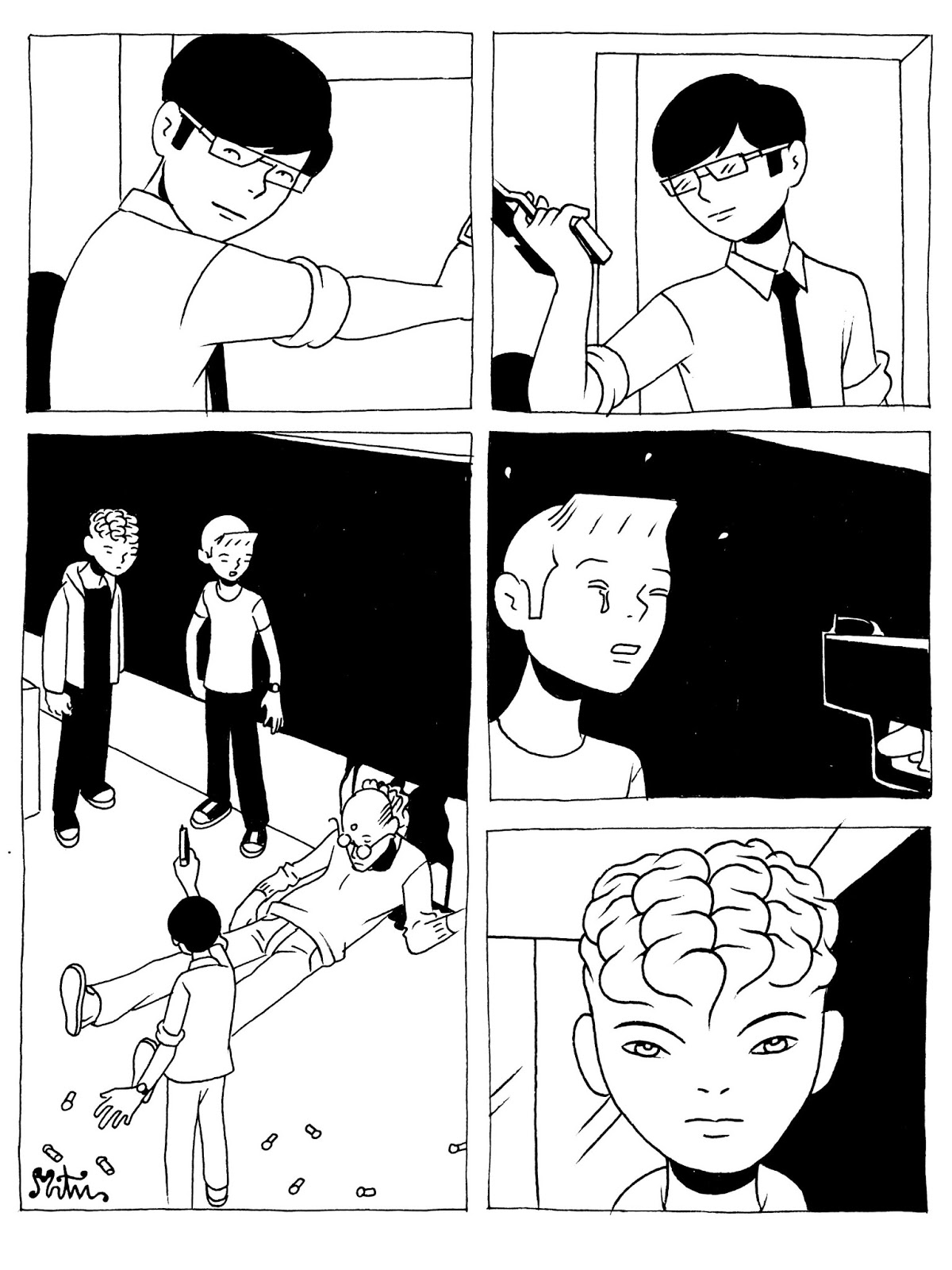 Miguel Ángel Martín Brian the Brain da adolescente fumetto
