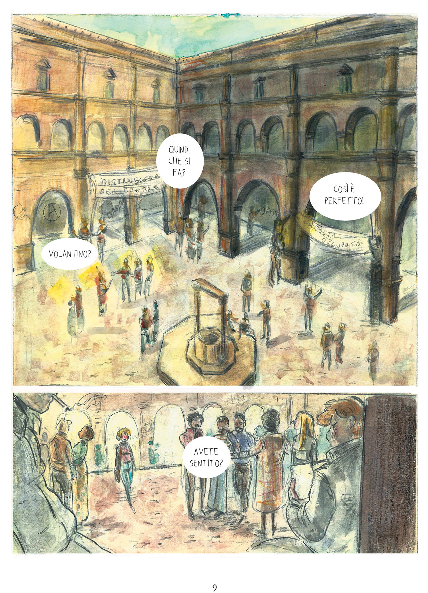 BeccoGiallo Fiction Gianna graphic novel brossura 136 pp colori