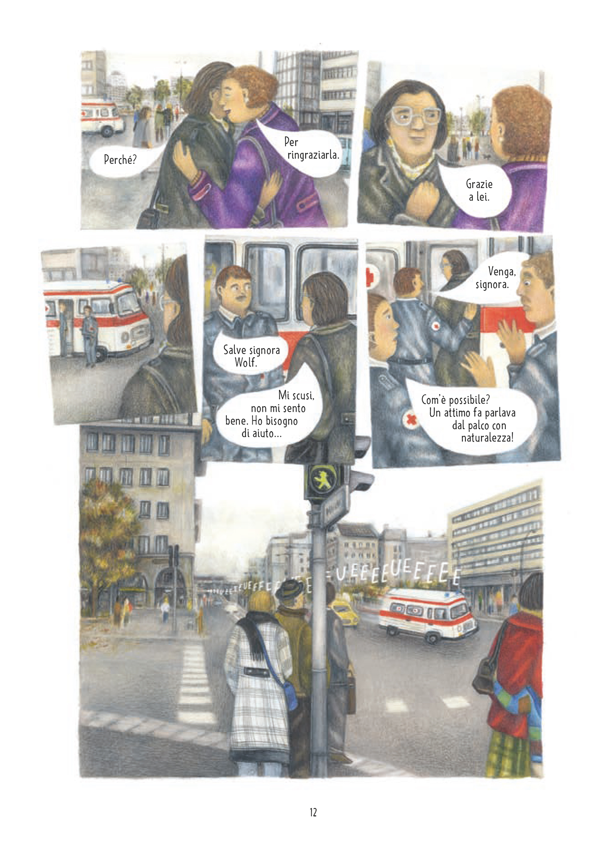 BeccoGiallo Biografie Christa Wolf Vivere resistendo fumetto colori