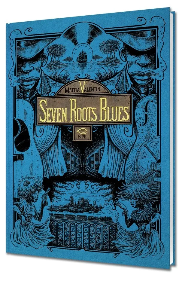Nicola Pesce Seven Roots Blues fumetto Music & Comics brossurato