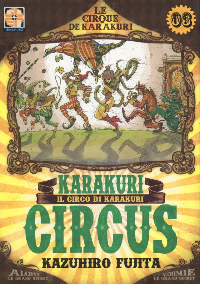 Goen Hoshi Collection Karakuri Circus 3 manga volume 3 azione