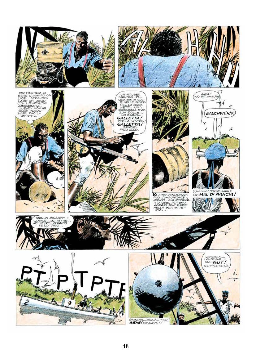 Attilio Micheluzzi L'uomo del Tanganyka fumetto avventura brossurato