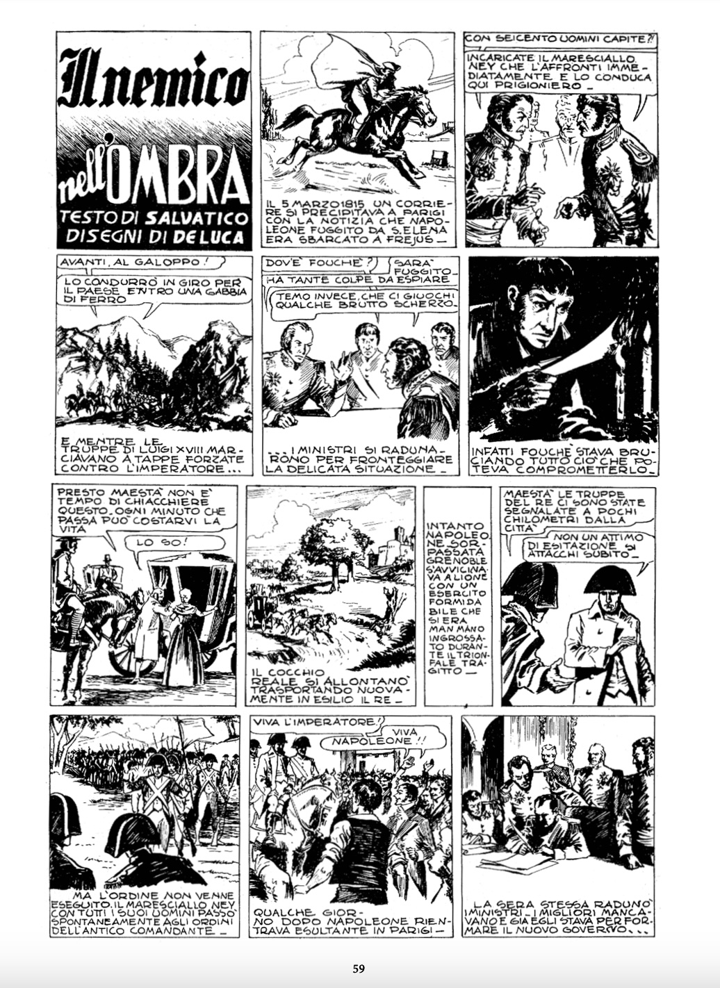 Nicola Pesce Gianni De Luca Avanti e Indietro nella storia fumetto