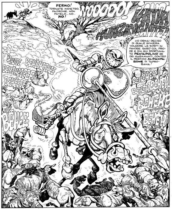 Nicola Pesce Altro Don Chisciotte fumetto classico
