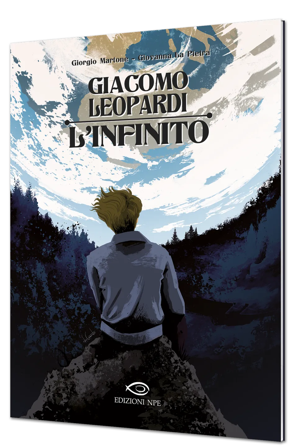 Nicola Pesce Leopardi L’infinito libro brossurato poesia