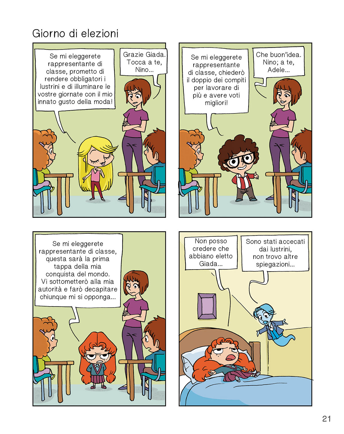 BeccoGiallo Kids Adele Crudele Genitori vendesi fumetto 96 pagine
