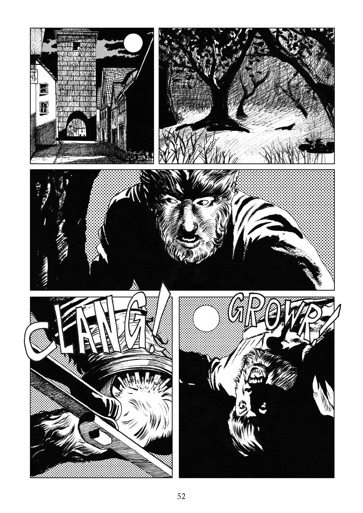 Nicola Pesce Horror L’uomo lupo fumetto brossurato
