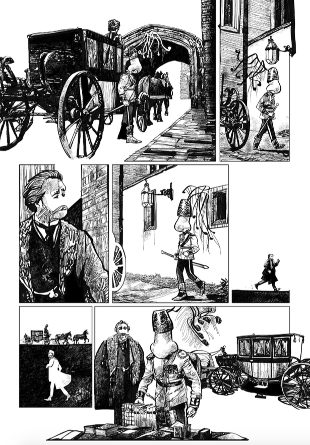 Nicola Pesce Horror I racconti del terrore di Gogol fumetto