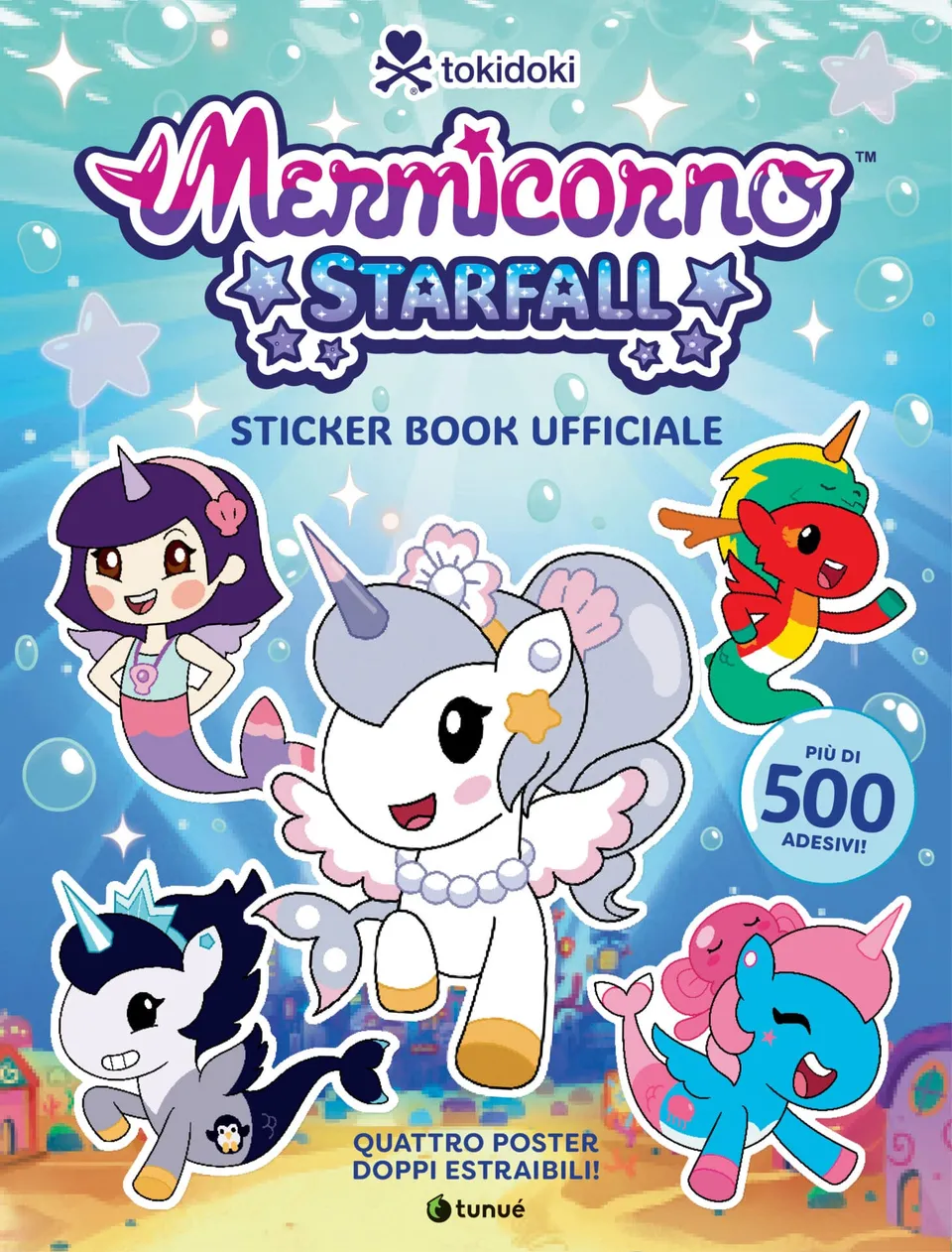 Tunuè Tokidoki Mermicorno Starfall sticker book +500 adesivi