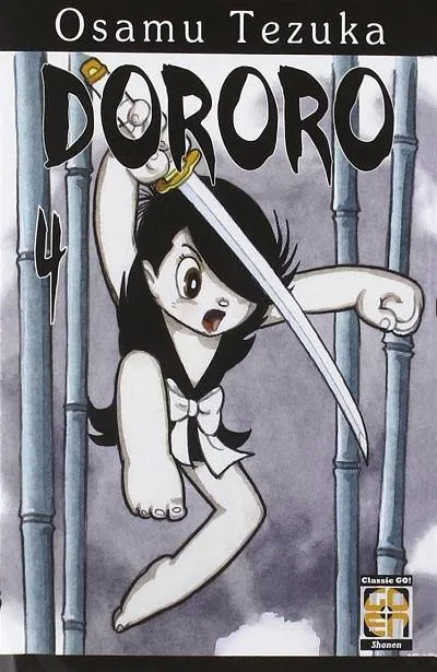 Goen Kokeshi Dororo 4 manga volume 4 di Tezuka b/n