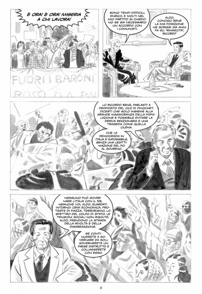 BeccoGiallo Graphic Journalism Il caso Moro graphic novel 144 pp