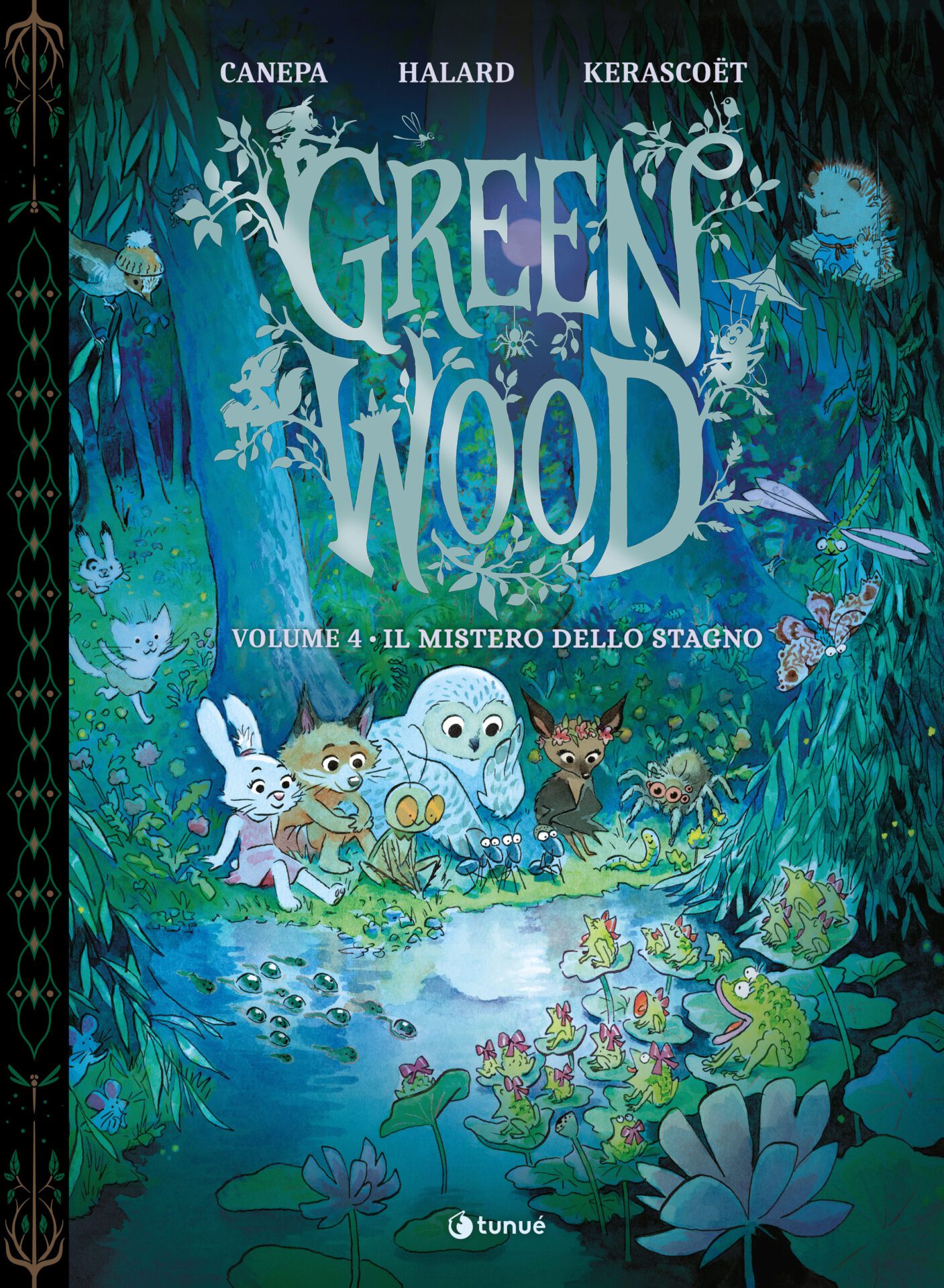 Tunuè Greenwood 4 Il mistero dello stagno fumetto kids