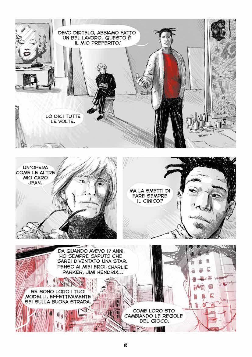 Nicola Pesce Nuvole Basquiat about life fumetto brossurato