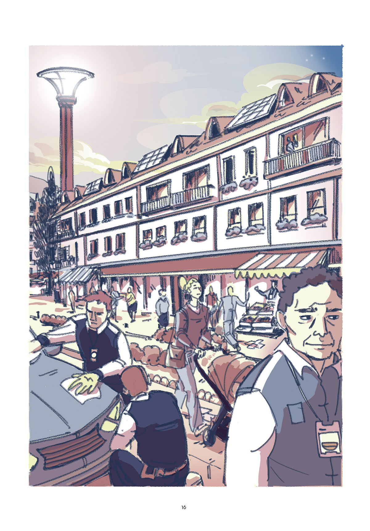 BeccoGiallo Graphic Journalism La città di CAP fumetto colori