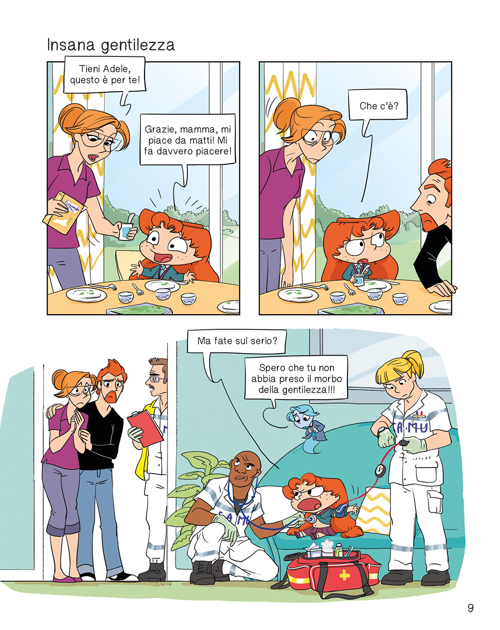 BeccoGiallo Kids Adele Crudele Karmastrofico! fumetto 80 pp. colori