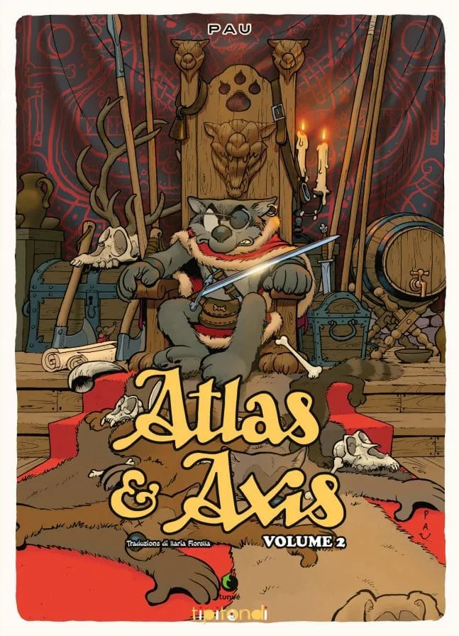 Tunuè Atlas e Axis Vol. 2 fumetto bambini avventura cani