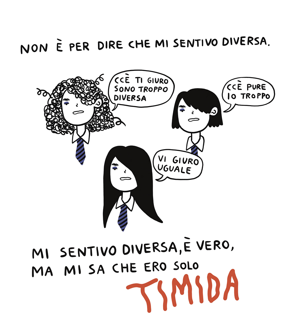 BeccoGiallo Webcomics Troppo timida fumetto 144 pp Diari di brodo
