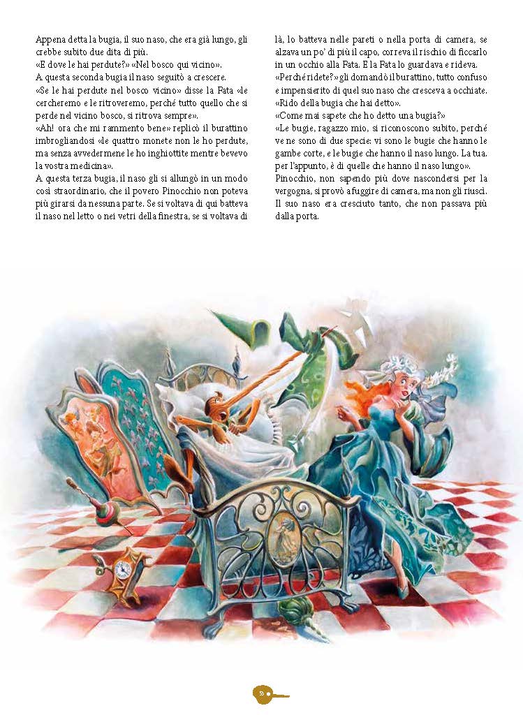 Nicola Pesce Pinocchio illustrato Mottura libro fiaba ragazzi