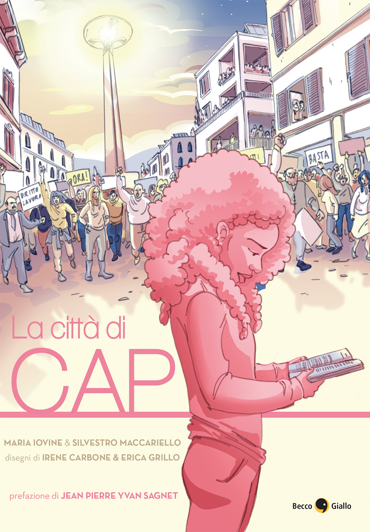 BeccoGiallo Graphic Journalism La città di CAP fumetto colori