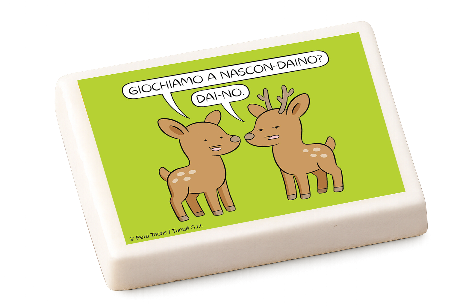 Tunuè Gomma Daino Pera Toons gadget cartoleria