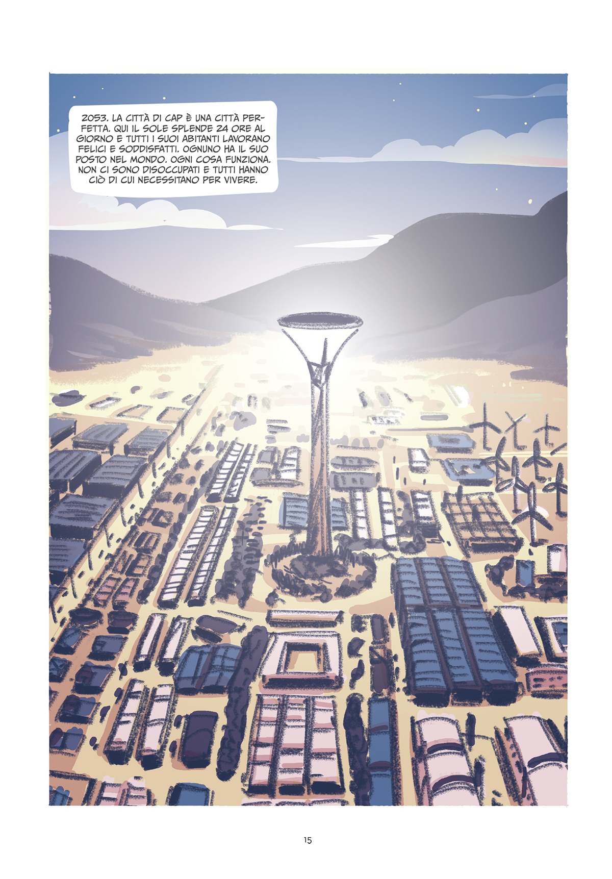BeccoGiallo Graphic Journalism La città di CAP fumetto colori