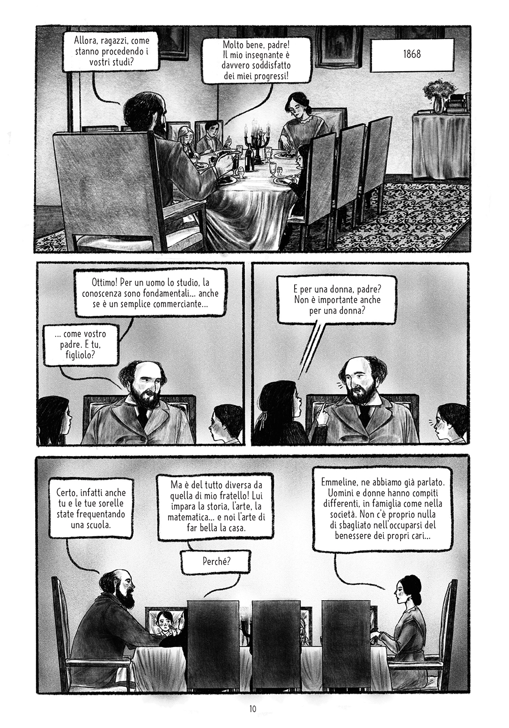 BeccoGiallo Merch Emmeline Pankhurst fumetto brossura 112 pp