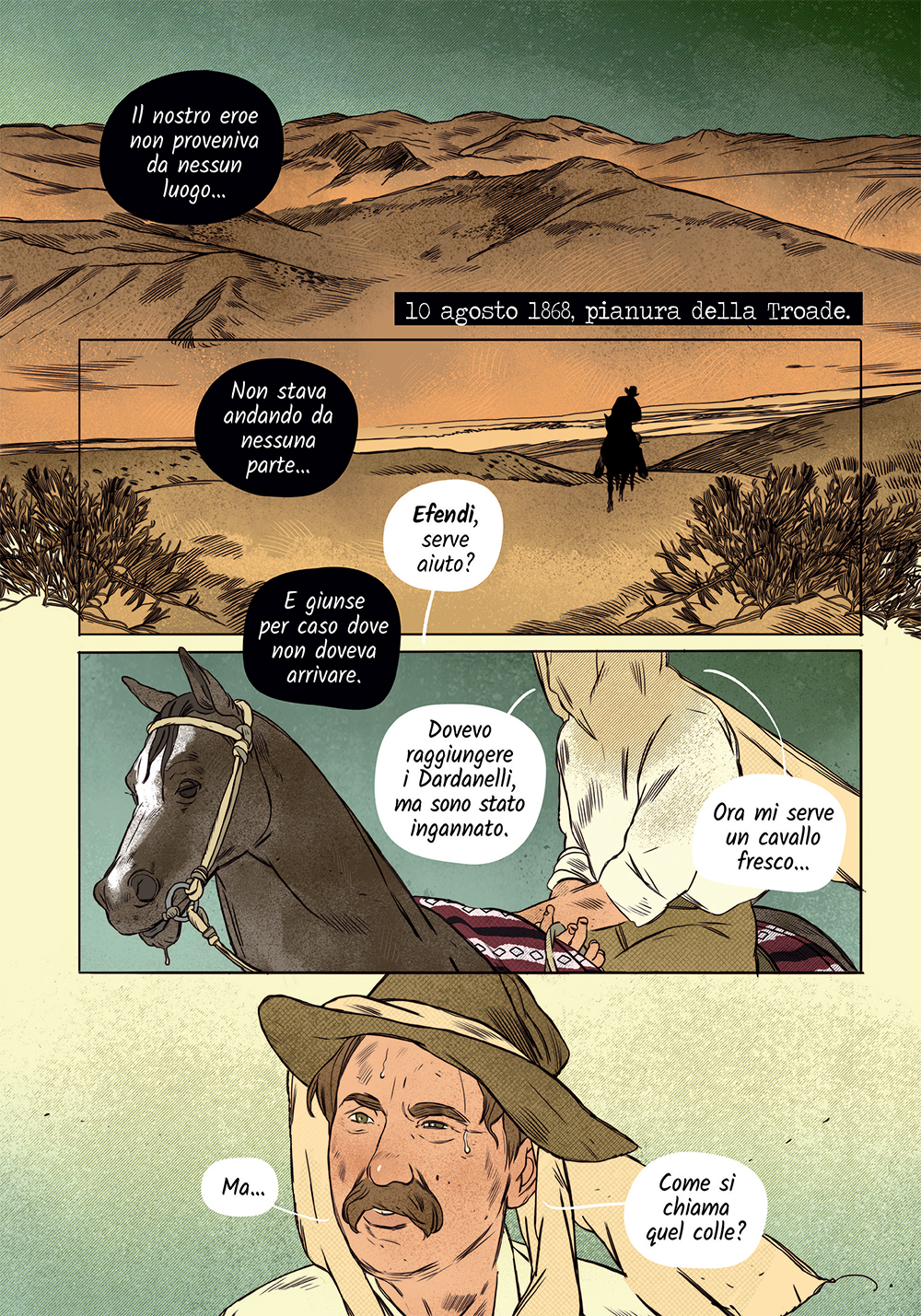 BeccoGiallo Fuori collana La scoperta di Troia fumetto 144 pp con alette