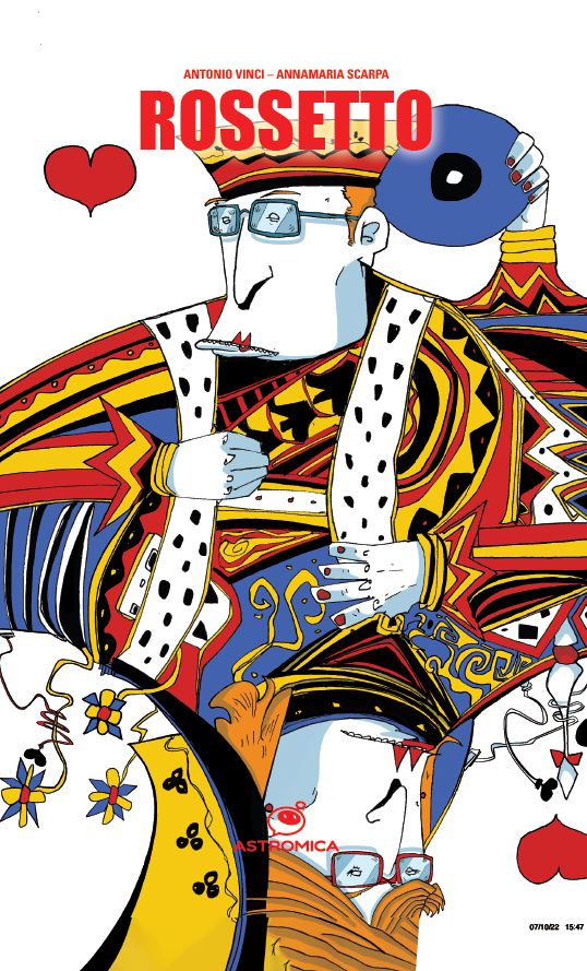 Goen Astromica Rossetto graphic novel cartonata a colori