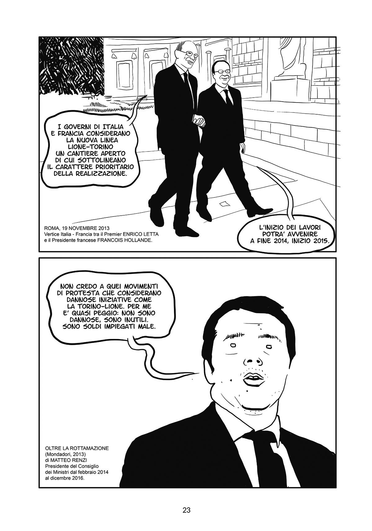 BeccoGiallo Graphic Journalism Dossier TAV fumetto 144 pagine b/n