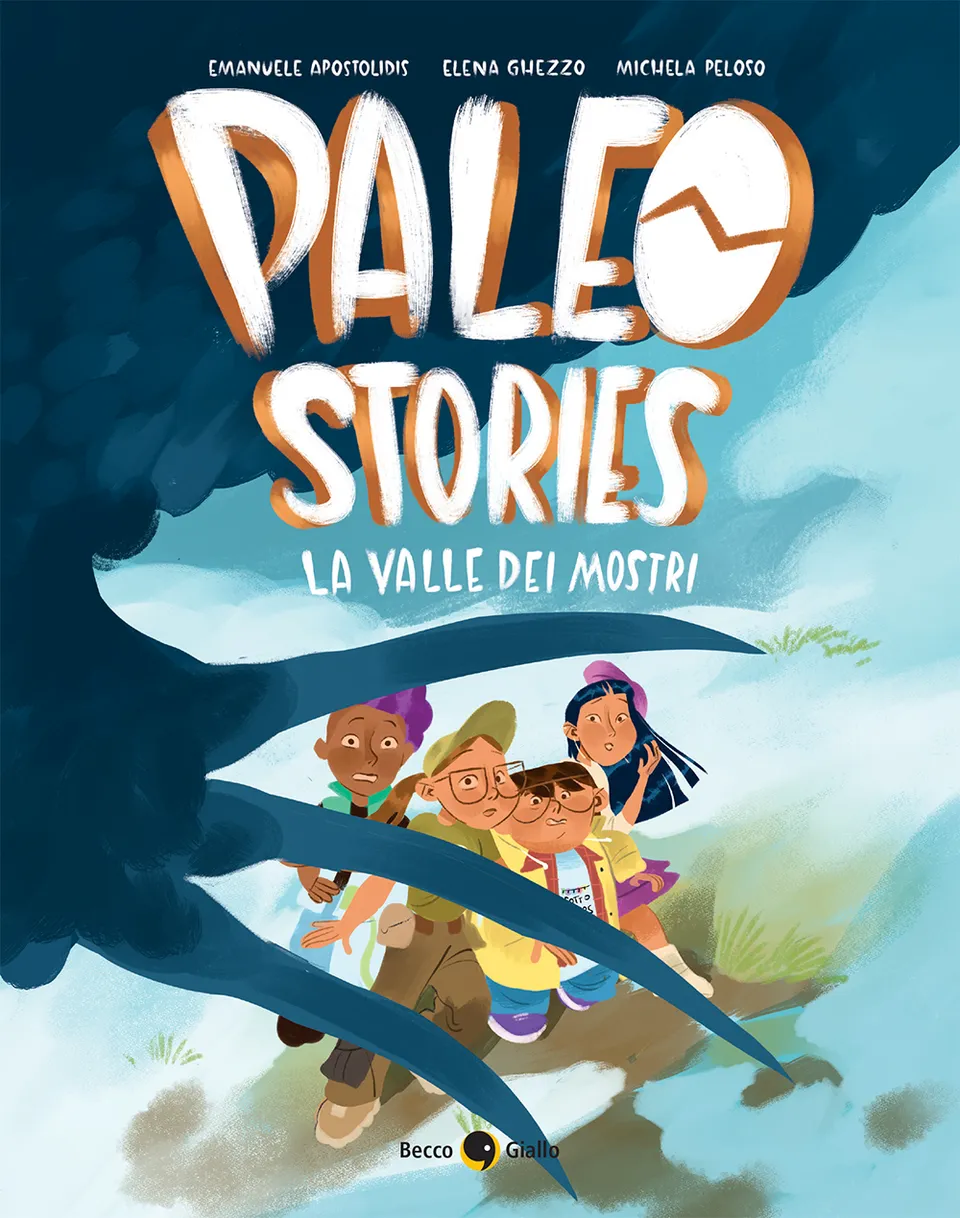 BeccoGiallo Kids Paleo Stories La valle dei mostri fumetto 112 pp colori