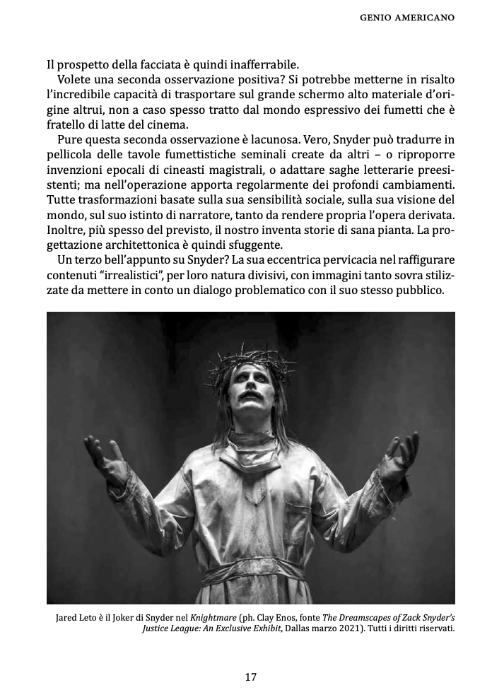Nicola Pesce Zack Snyder Into the Snyderverse libro