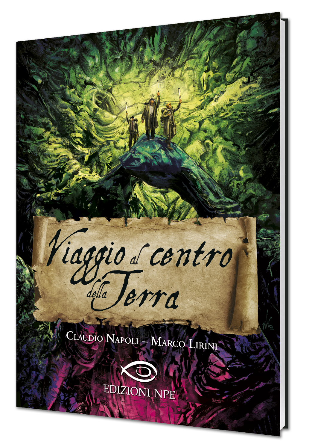 NPE Viaggio al centro della Terra libro brossurato avventura
