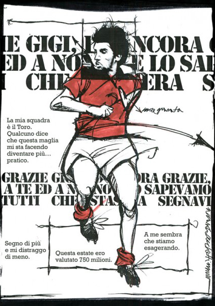 BeccoGiallo Biografie Gigi Meroni il ribelle granata fumetto 144 pp