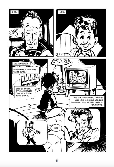 Nicola Pesce Music & Comics Bruce Springsteen Spiriti nella notte fumetto