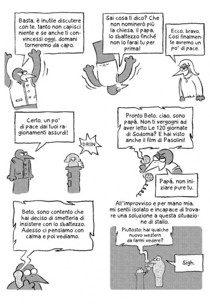 BeccoGiallo Graphic Journalism Quasi quasi mi sbattezzo fumetto