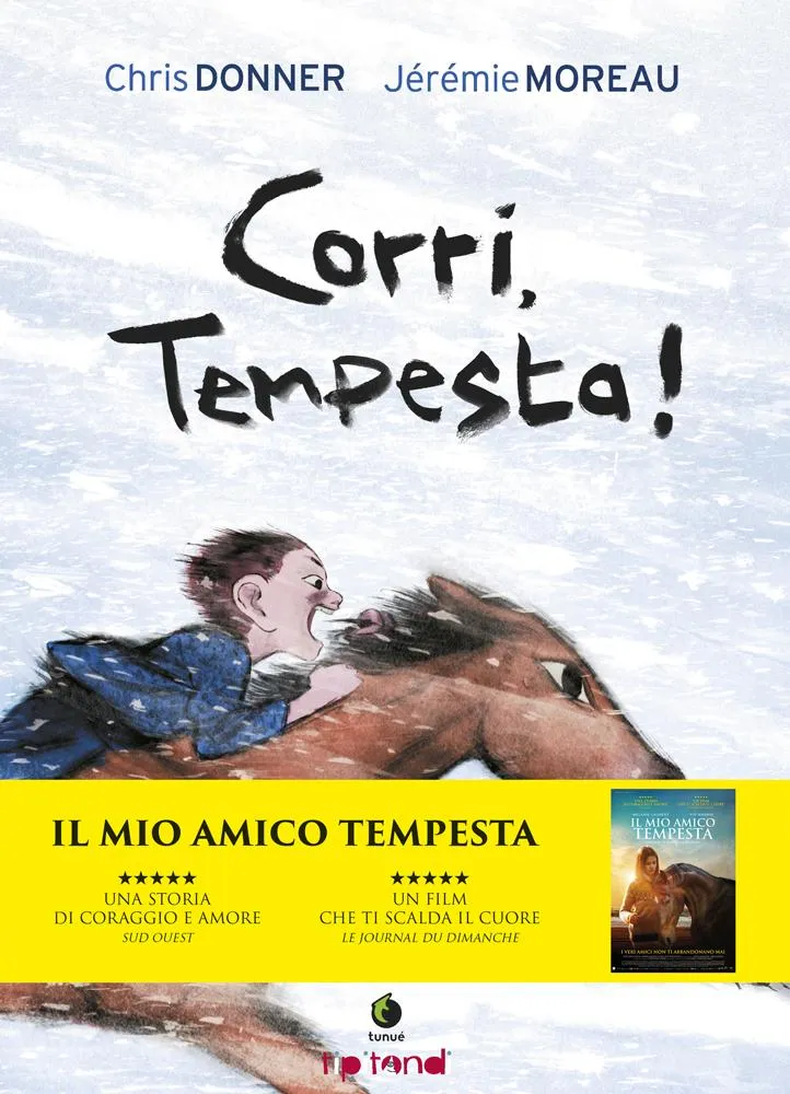 Tunuè Corri Tempesta fumetto kids sui cavalli