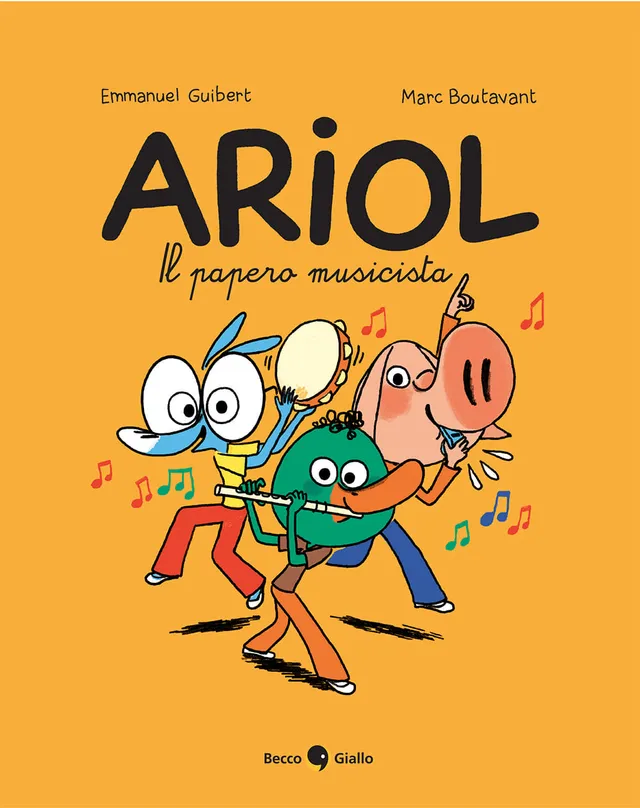 BeccoGiallo Kids Ariol 13 Il papero musicista fumetto 128 pg colori