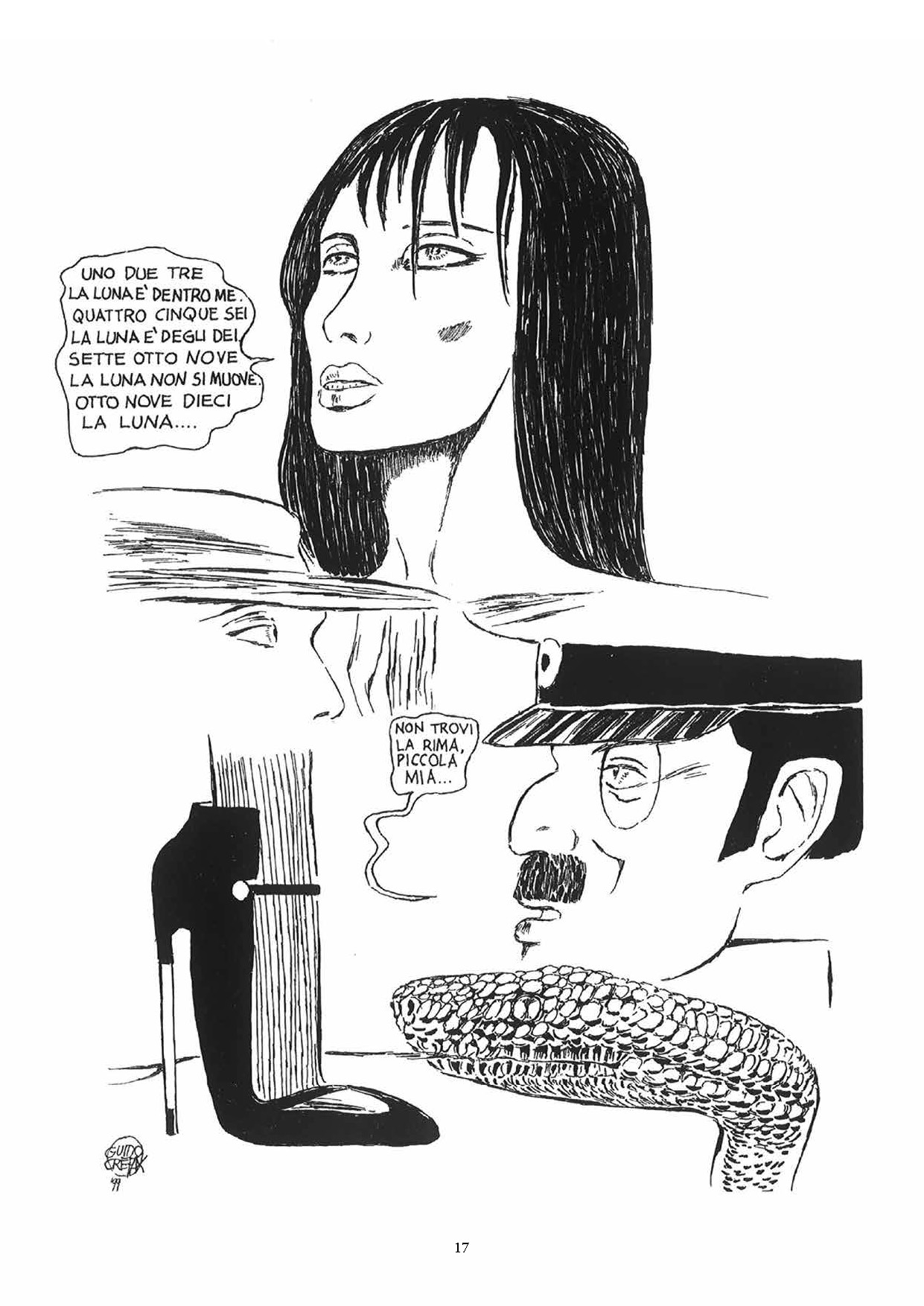 Nicola Pesce Guido Crepax La Salomè illustrato fumetto brossurato