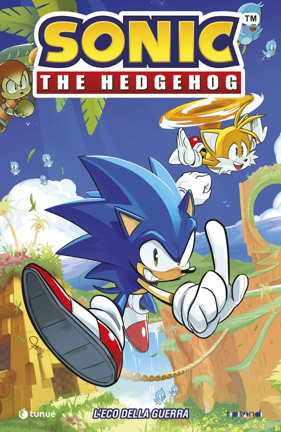 Tunué Straniera Sonic The Hedgehog Vol.1 Fumetto Eco Guerra