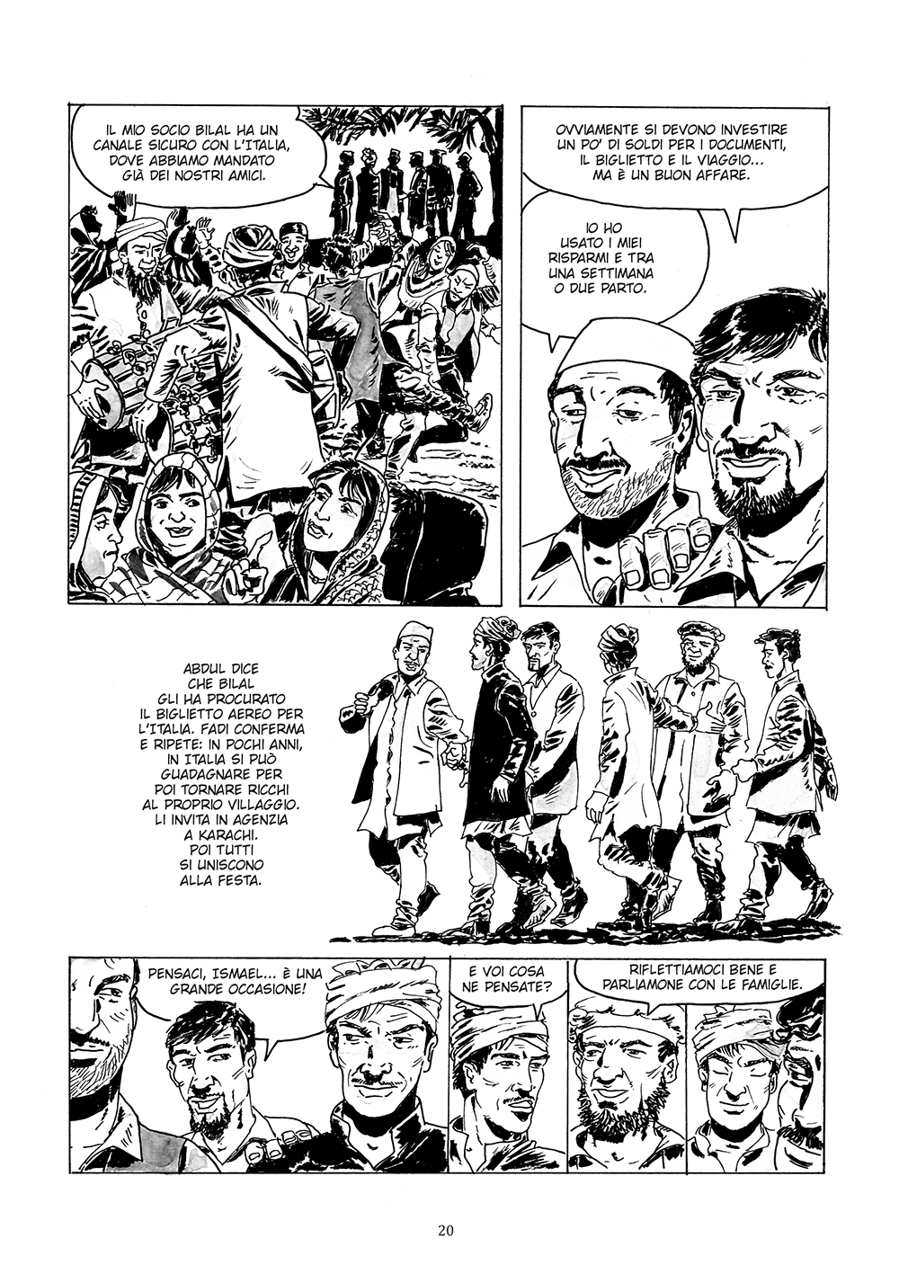 BeccoGiallo Graphic Journalism Ismael e gli altri fumetto 148 pp. b/n