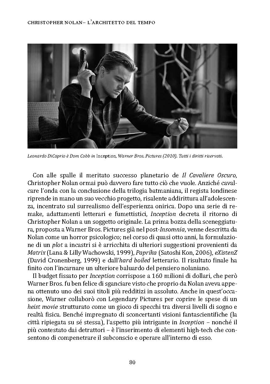Nicola Pesce Saggistica Christopher Nolan libro brossurato cinema