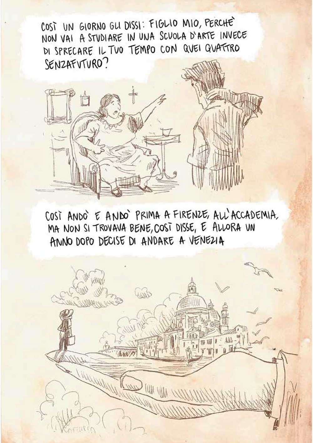 BeccoGiallo Biografie Modigliani fumetto Anderle 176 pp. colori
