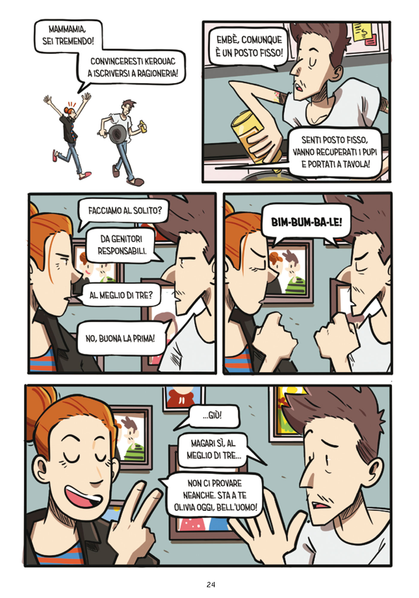 BeccoGiallo Voglio! Pozzolis Family fumetto cartonato 144 pp