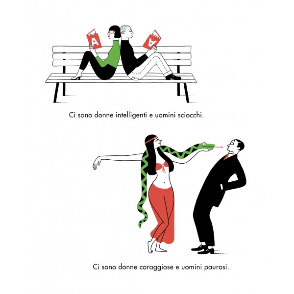 BeccoGiallo Kids Le donne e gli uomini albo cartonato 48 pp.