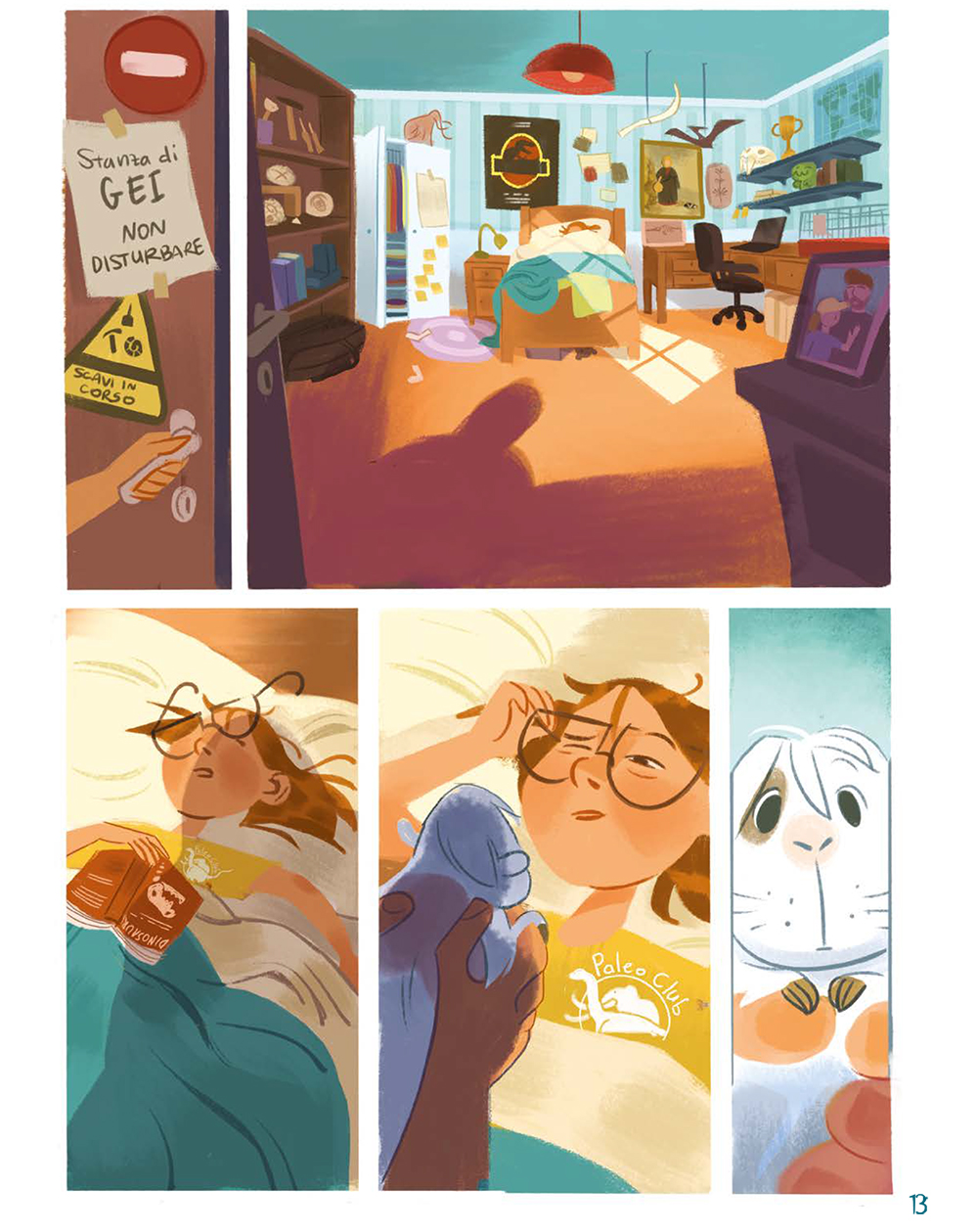 BeccoGiallo Kids Paleo Stories Ossa Misteriose fumetto 128 pp