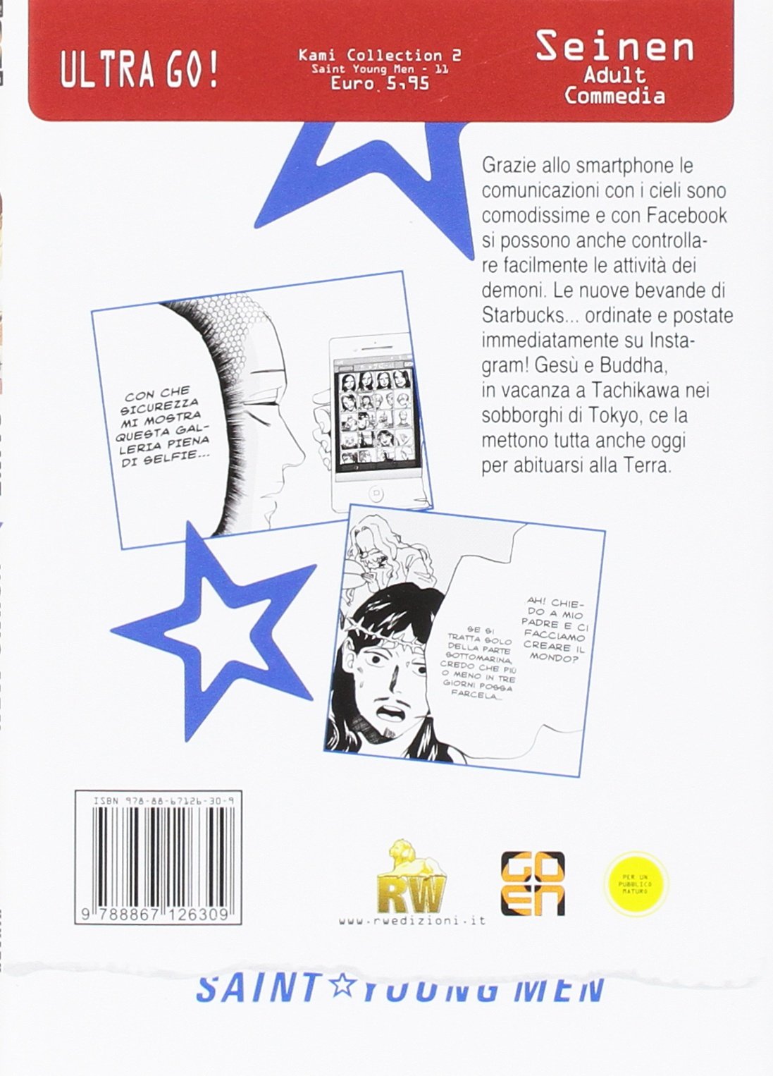 Goen Kami Saint Young Men 11 manga volume 11 commedia