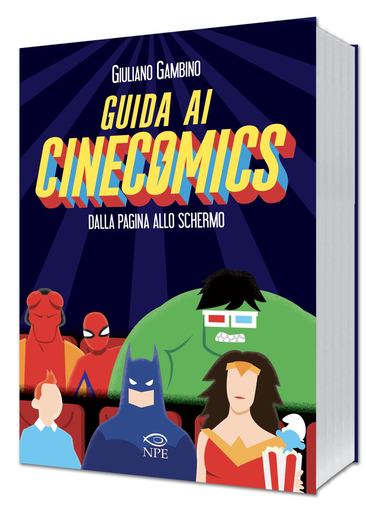 Nicola Pesce Guida ai cinecomics libro brossurato supereroi